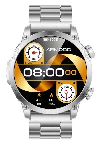 Armodd Silentwatch 7 Pro GPS stříbrná s kovovým řemínkem GPS modul